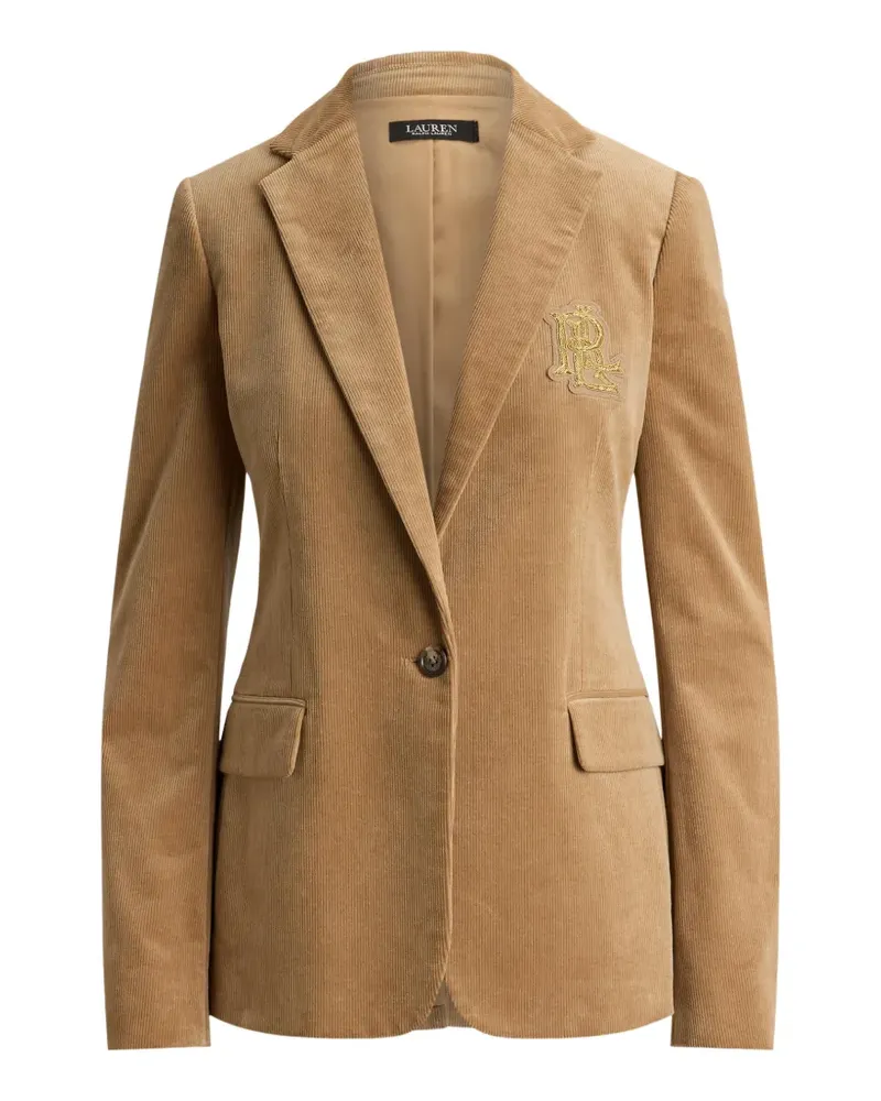 Ralph Lauren Bullion Blazer mit Cord-Patch - Nude Nude