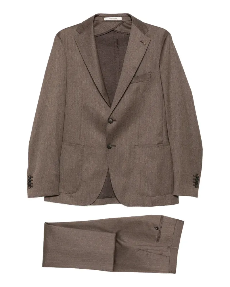 Tagliatore single-breasted notched-lapel suit - Braun Braun