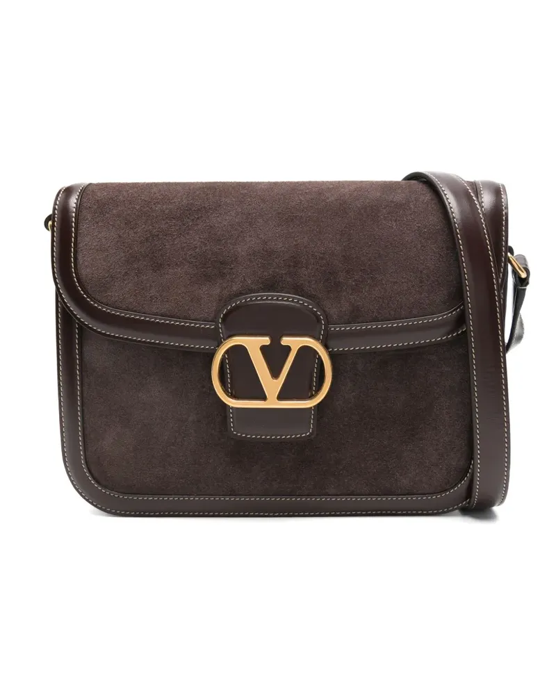 Valentino Garavani VLogo Signature Schultertasche - Braun Braun