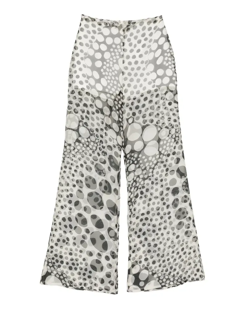 Isabel Sanchís Hose mit Polka Dots - Weiß Weiß
