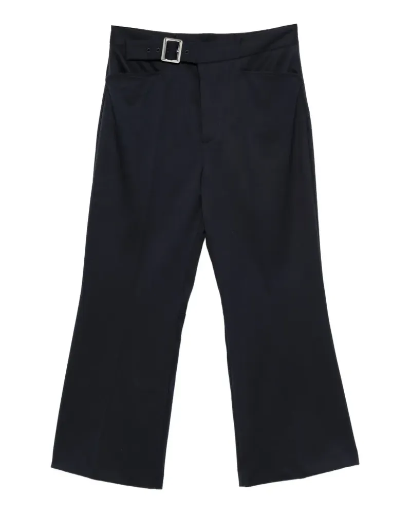 Liviana Conti belted cropped trousers - Blau Blau