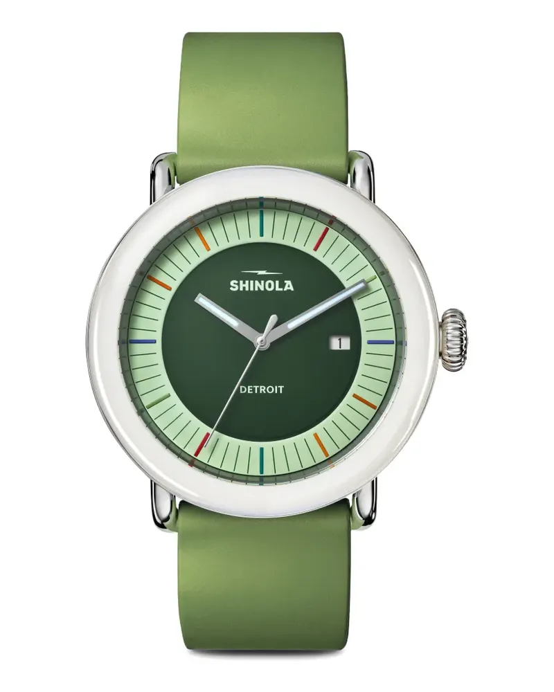 SHINOLA Detrola 41mm watch - Grün Grün