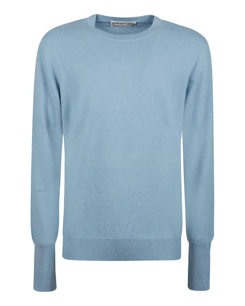 Ballantyne fine-knit cashmere sweater - Blau Blau