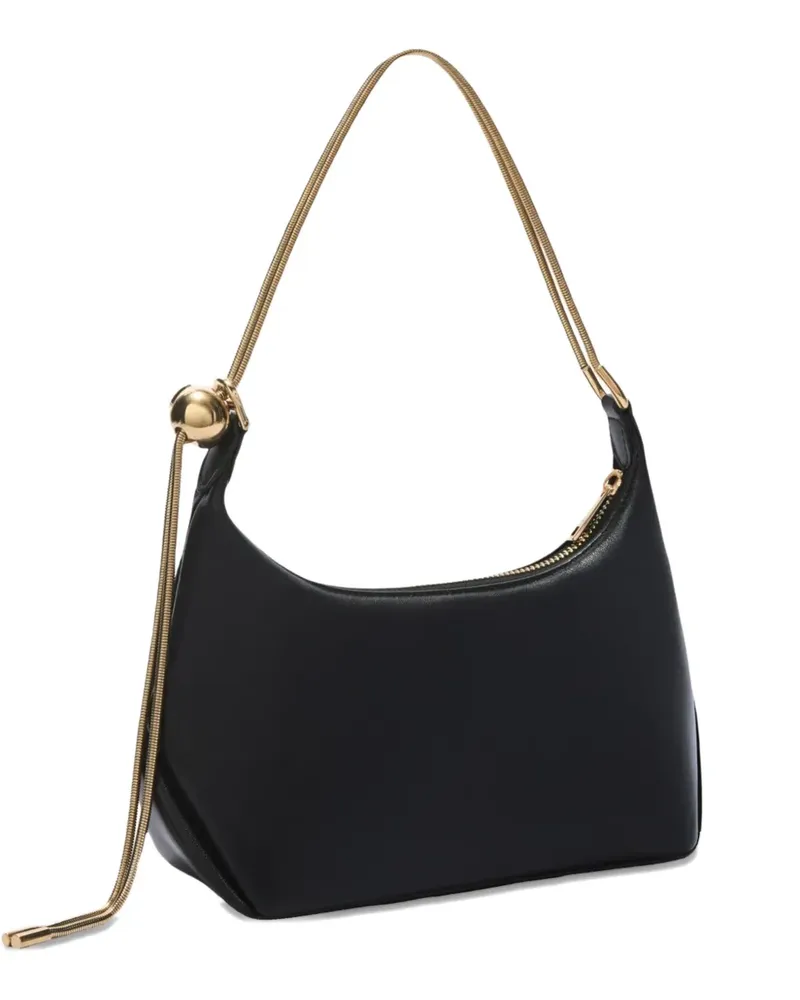 Furla Chain Schultertasche mit Reißverschluss - Schwarz Schwarz