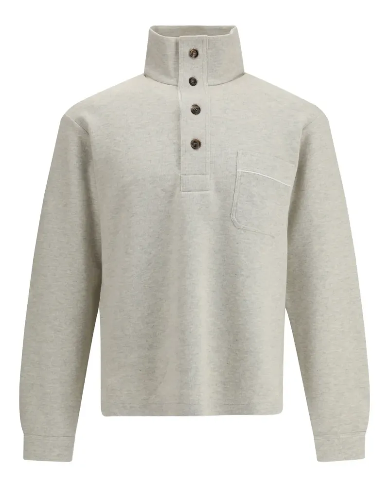 Tom Ford button chest-pocket sweatshirt - Grau Grau