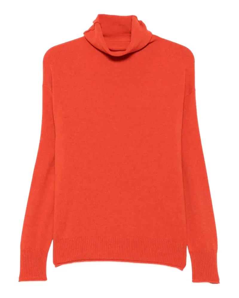 C.T.plage Rollkragenpullover aus Kaschmir - Rot Rot