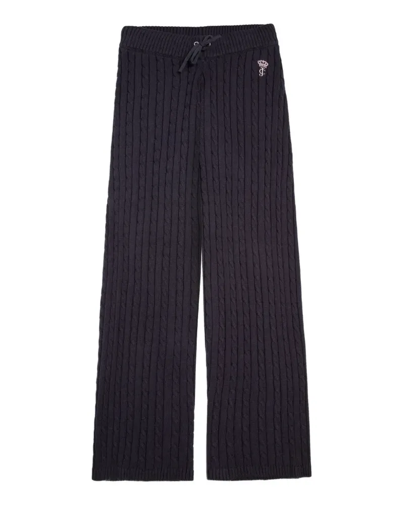 Juicy Couture Hose mit Zopfmuster - Blau Blau