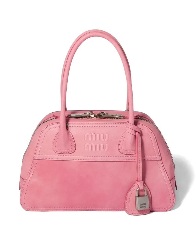 Miu Miu Vivant nappa leather bag - Rosa Rosa