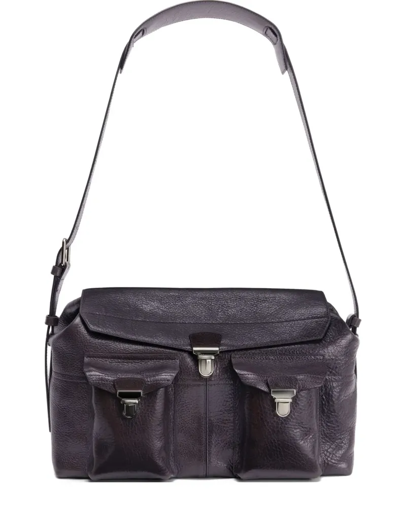 Christophe Lemaire Week-End Gear Schultertasche - Braun Braun