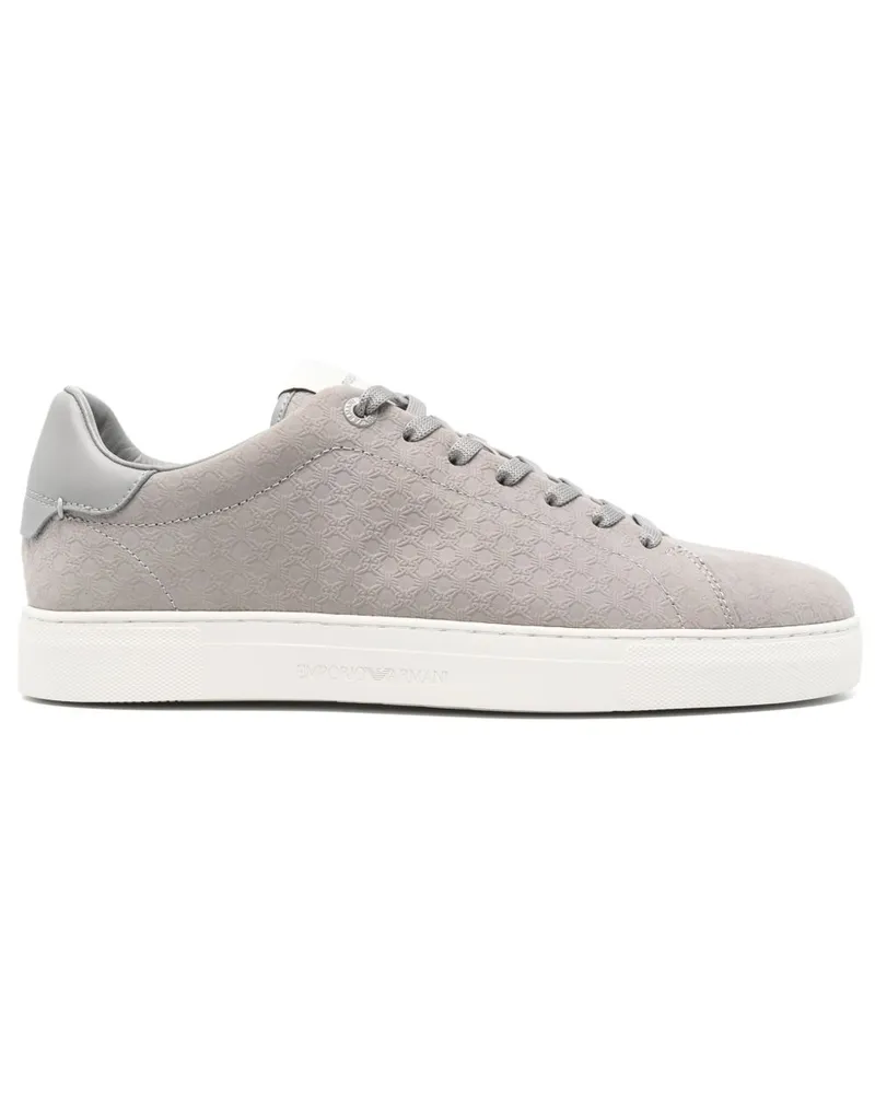 Emporio Armani Sneakers mit Monogramm - Grau Grau