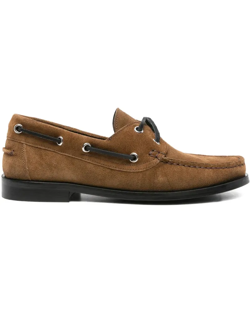 aeyde Segelschuhe aus Wildleder - Braun Braun