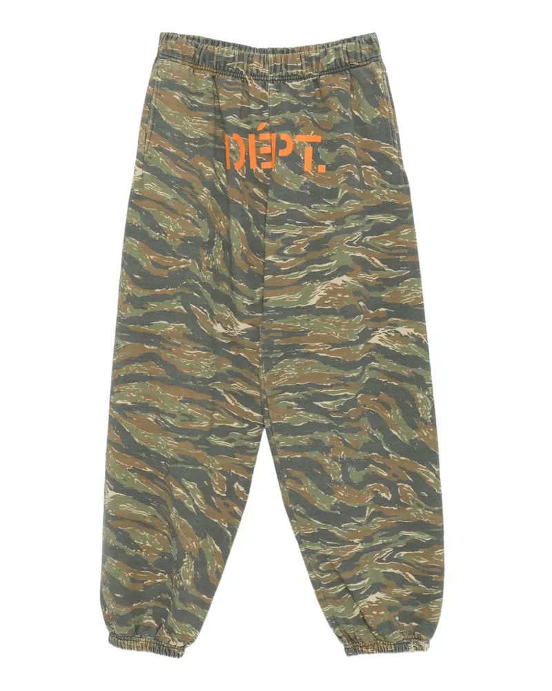 GALLERY DEPT. Downtown camouflage-print logo-print track pants - Grün Grün