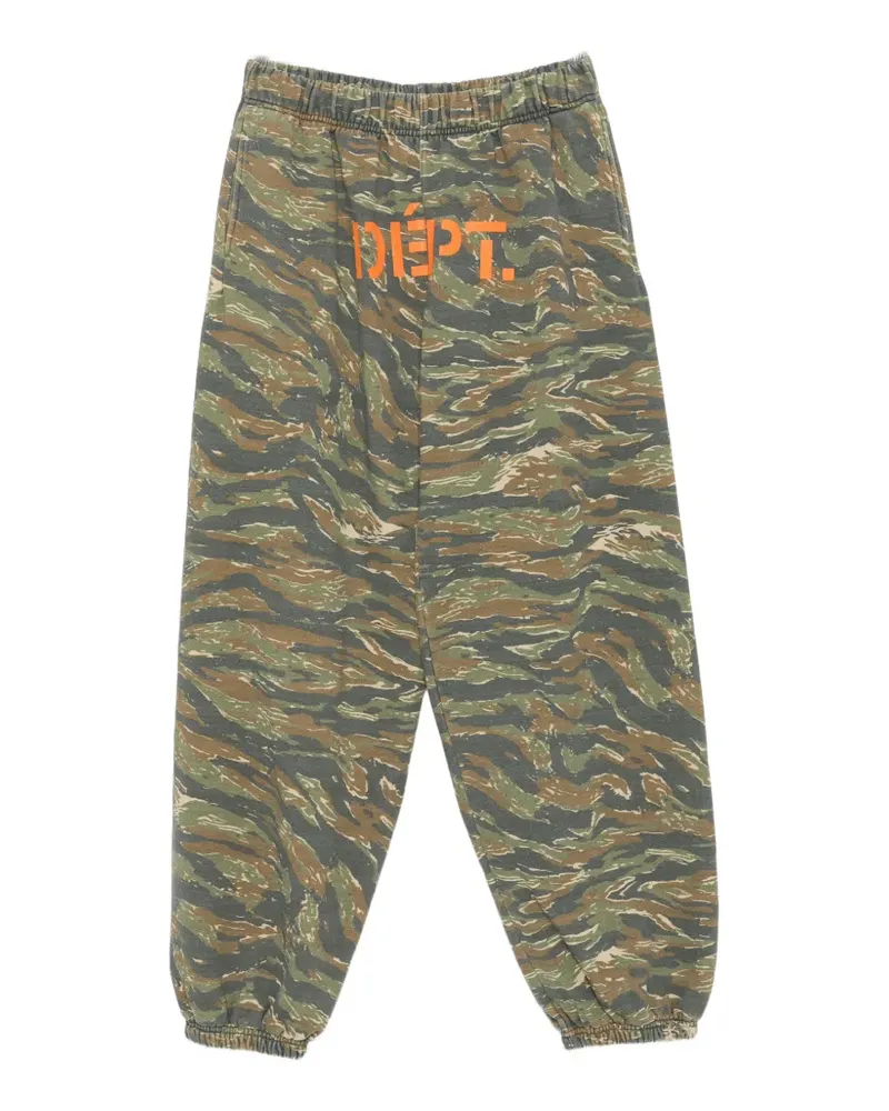 GALLERY DEPT. Downtown camouflage-print logo-print track pants - Grün Grün