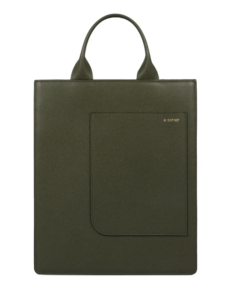 Valextra Mini Boxy Tote Bag - Grün Grün