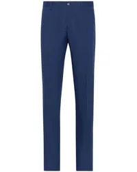 Philipp Plein Klassische Leinenhose Blau