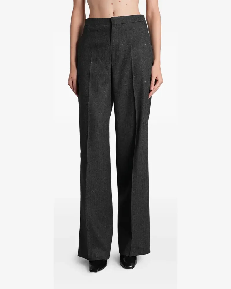 Tagliatore herringbone trousers - Grau Grau