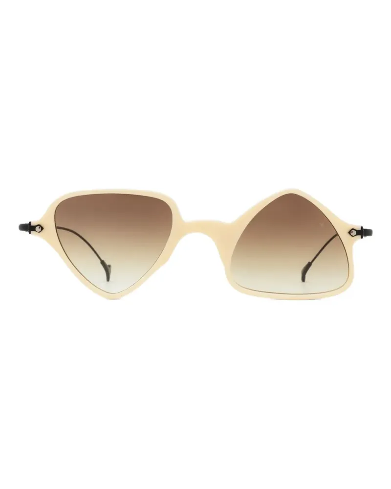 Eyepetizer Twiggy Sonnenbrille mit geometrischem Gestell - Nude Nude