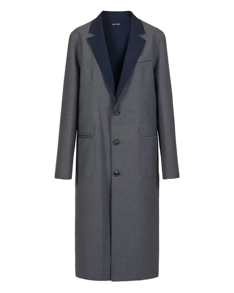 Iceberg notched-lapels coat - Grau Grau