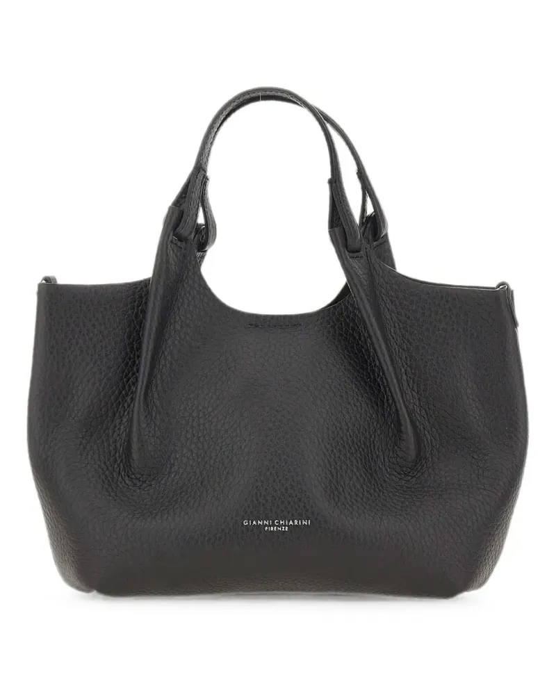 Gianni Chiarini Dua bubble leather shoulder bag - Schwarz Schwarz