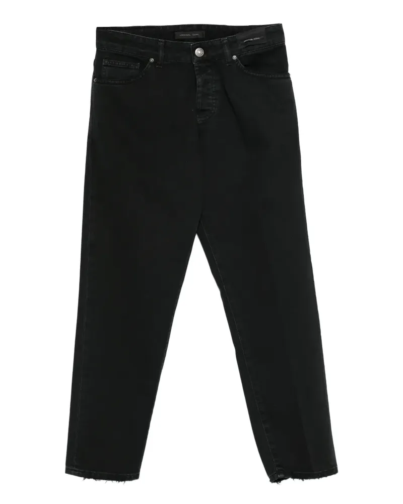 MICHAEL COAL Jeans mit Tapered-Bein - Schwarz Schwarz