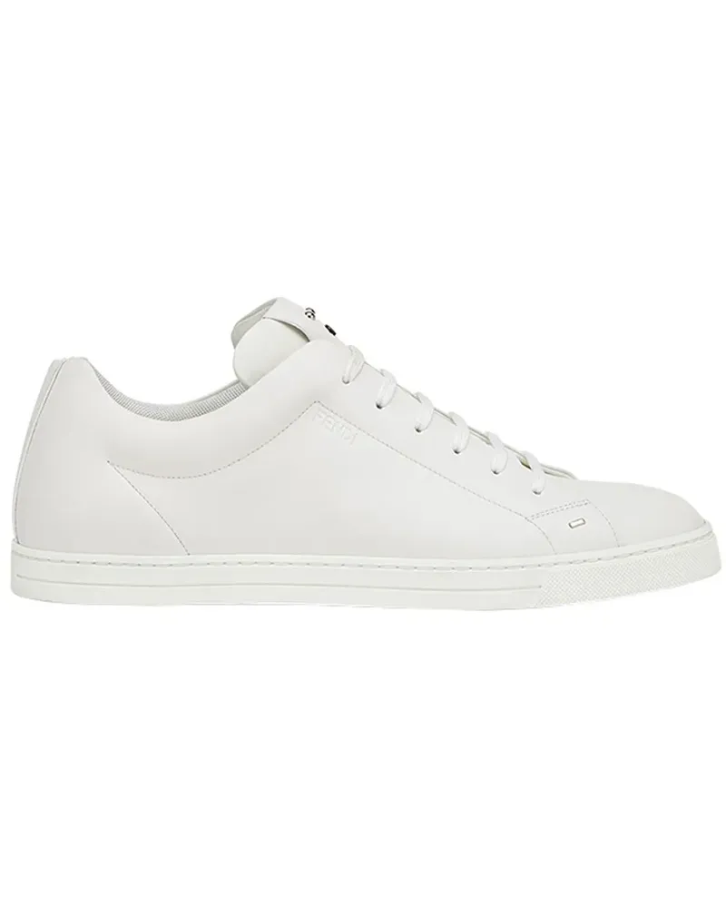 Fendi Sneakers mit Applikation - Weiß Weiß