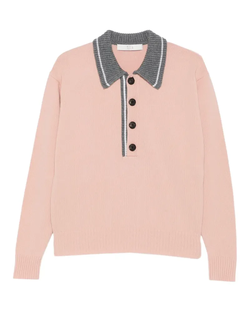 TELA Farida Poloshirt - Rosa Rosa