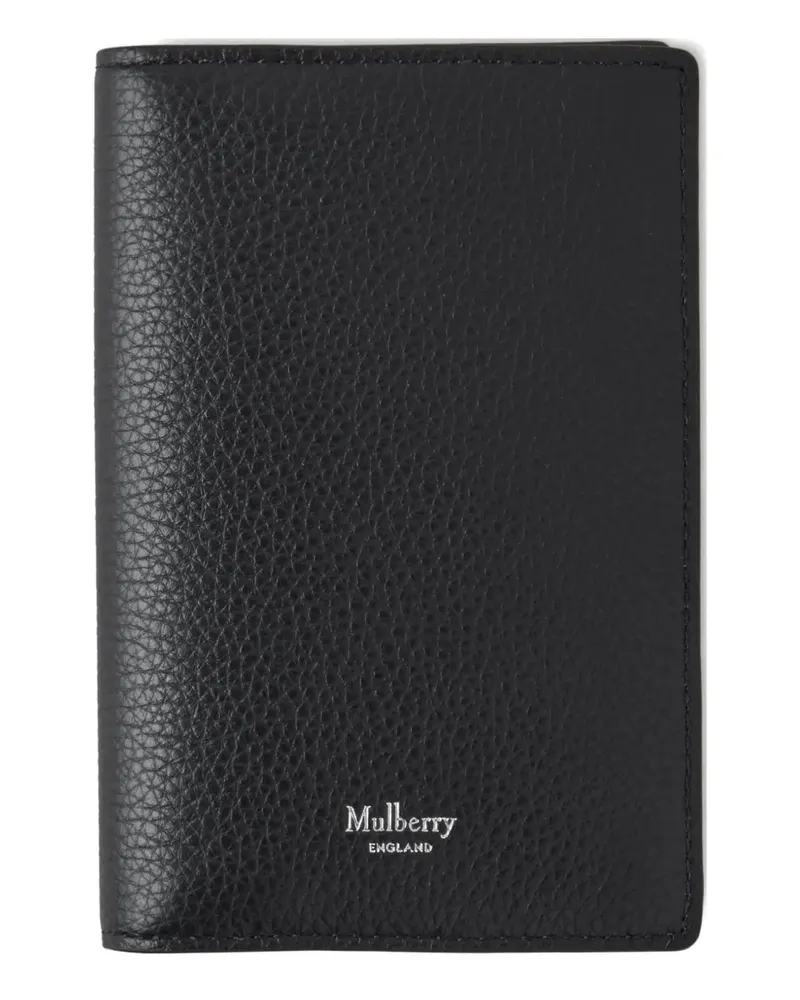 Mulberry Classic leather passport cover - Schwarz Schwarz