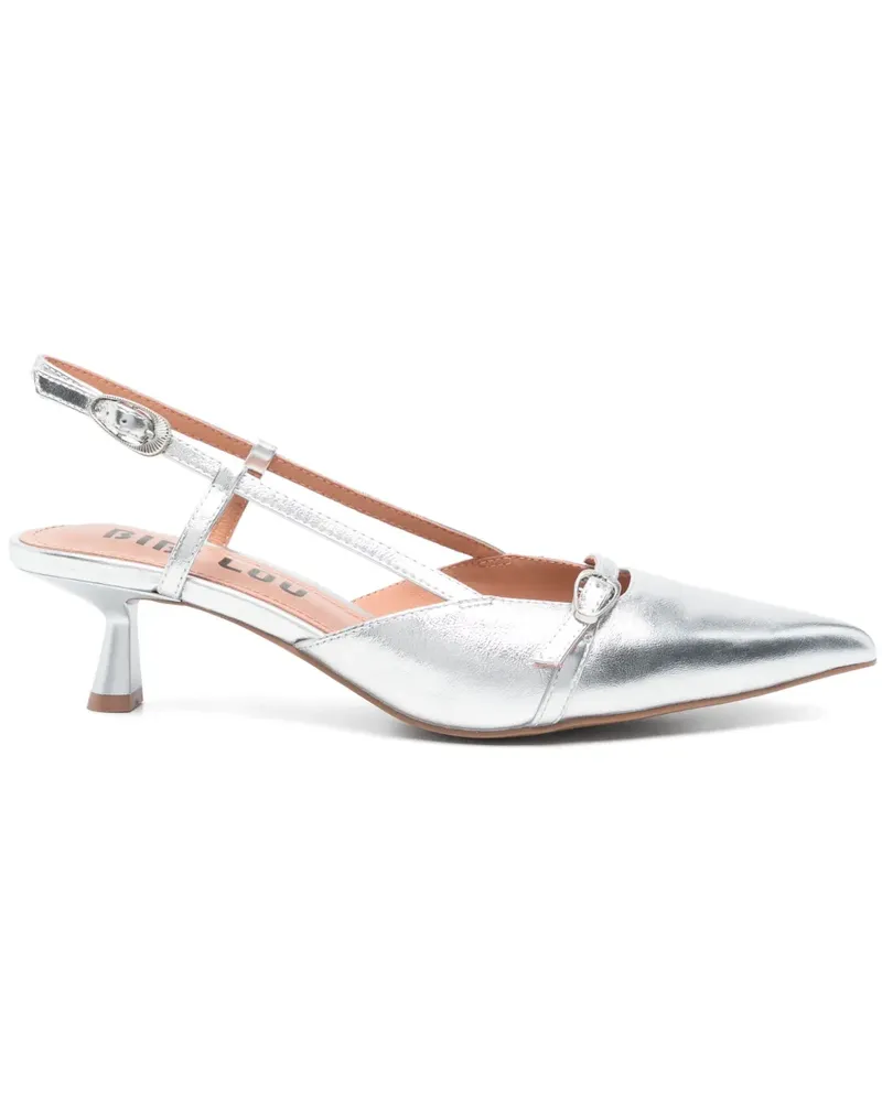 Bibi Lou Patty Slingback-Pumps 45mm - Silber Silber