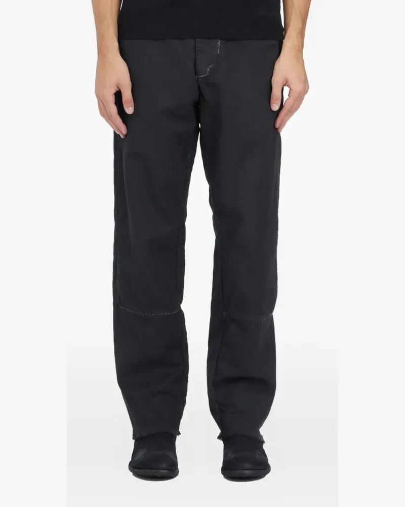 Masnada distressed-effect trousers - Schwarz Schwarz