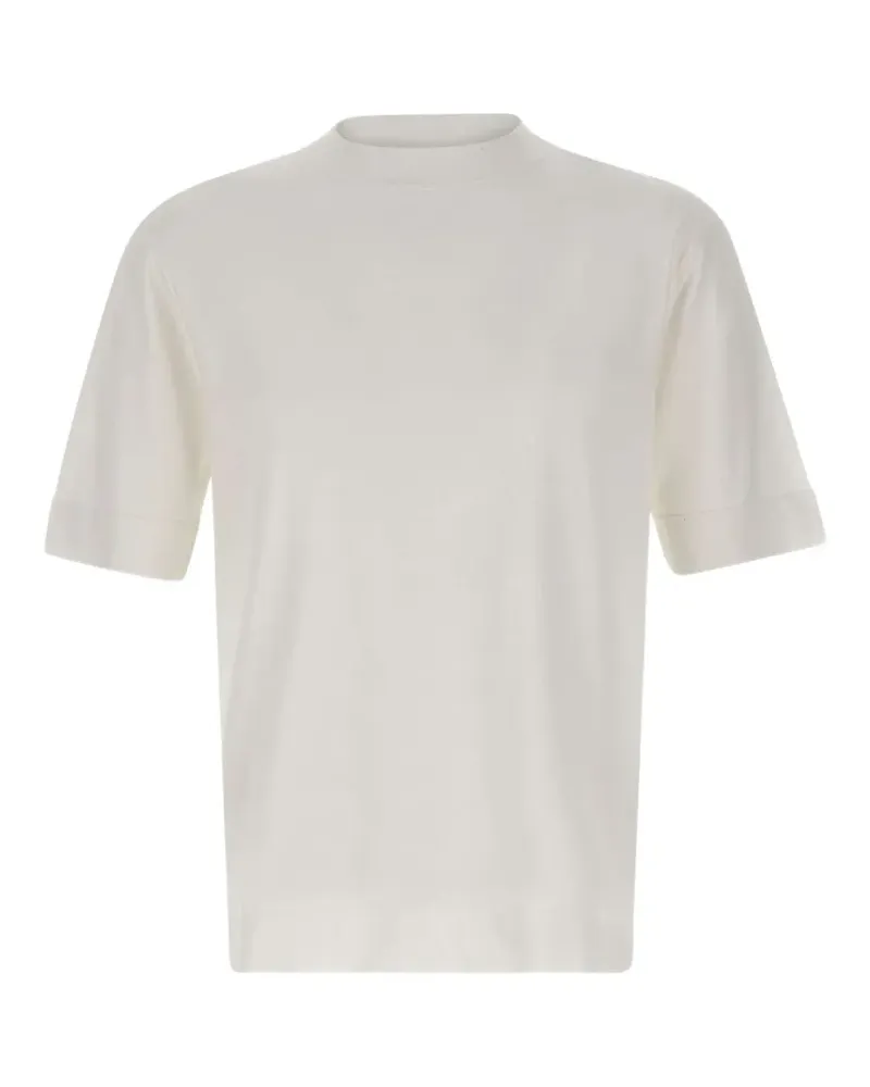 Filippo de Laurentiis T-Shirt mit Stehkragen - Nude Nude