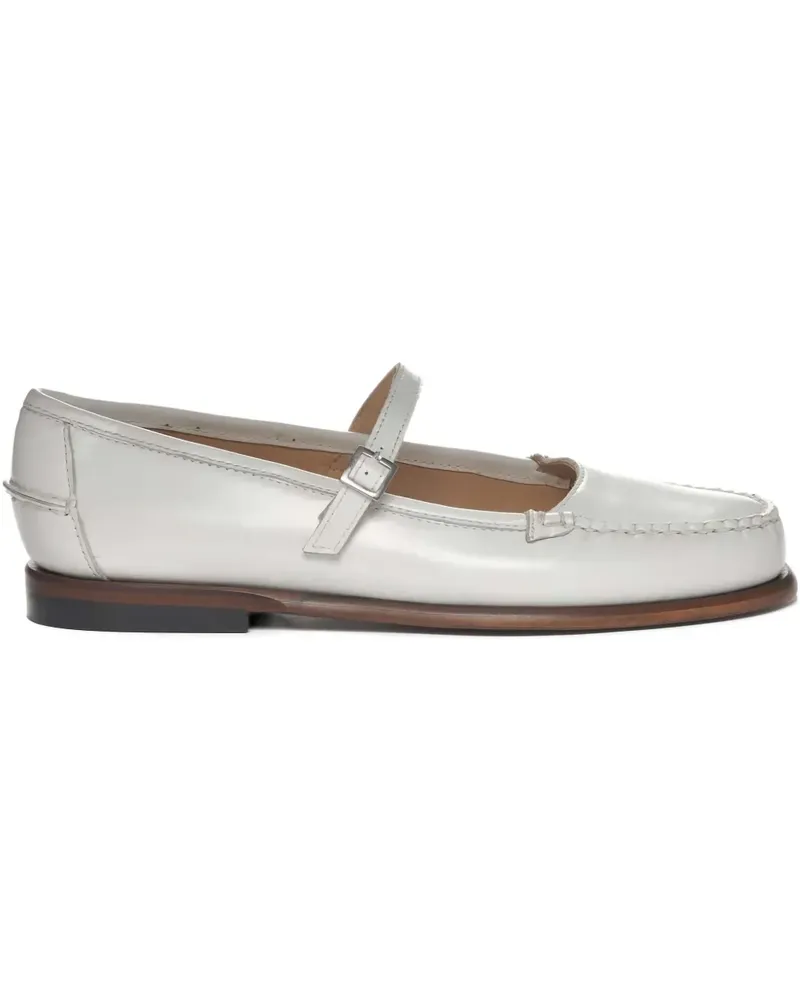 Sebago Flache Pop Pumps - Weiß Weiß