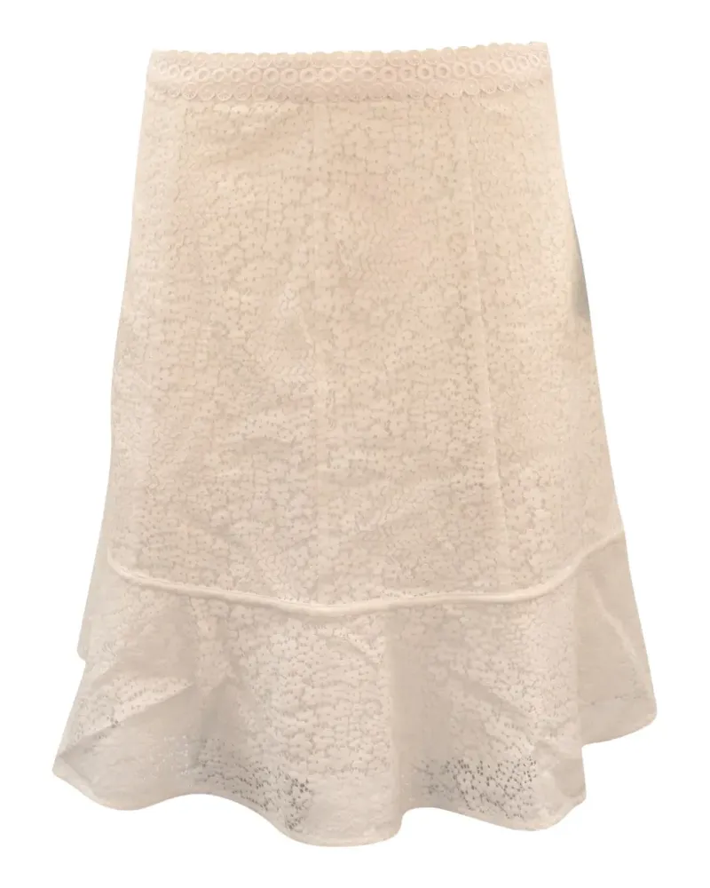 Michael Kors lace mini skirt - Weiß Weiß