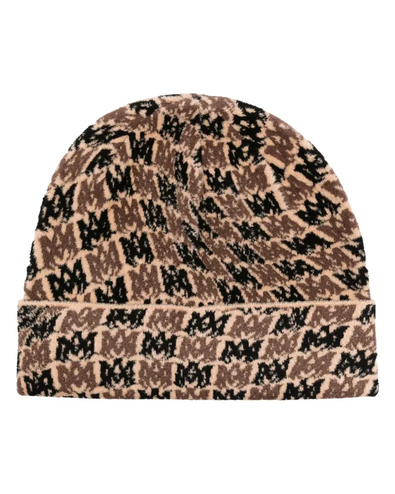 Amiri Beanie mit Monogramm - Nude Nude