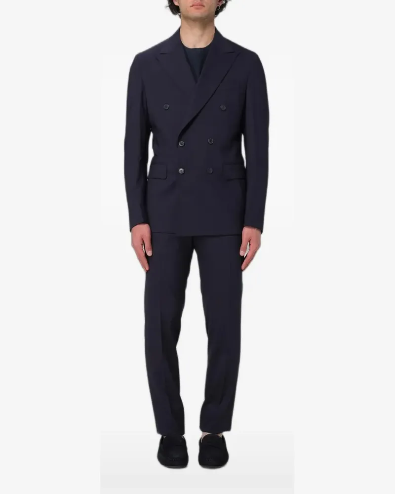 Brian Dales double-breasted suit - Blau Blau