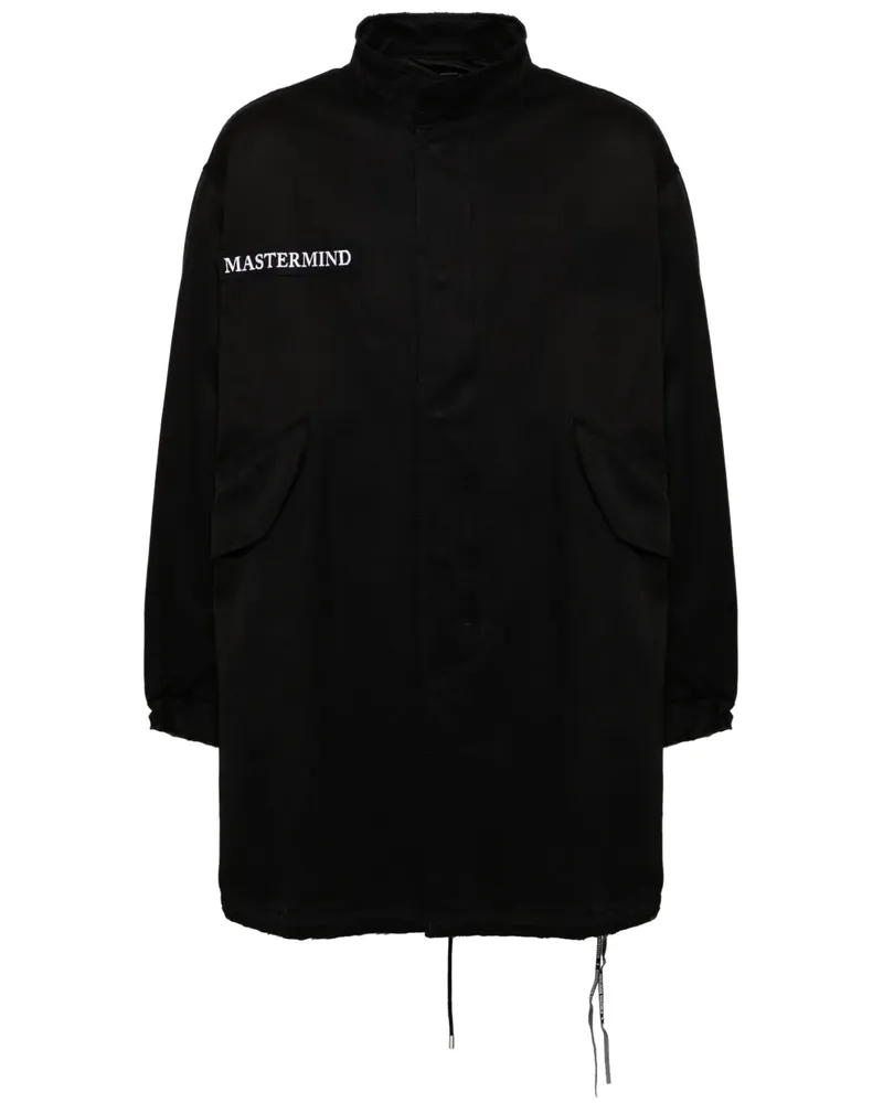 Mastermind World Parka mit Logo-Stickerei - Schwarz Schwarz