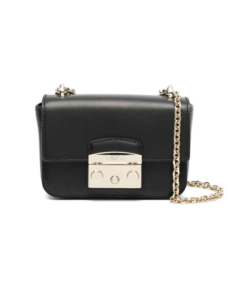 Furla Mini Metropolis Umhängetasche Schwarz