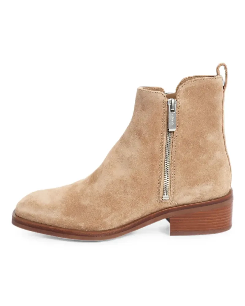 3.1 phillip lim suede ankle boots - Nude Nude