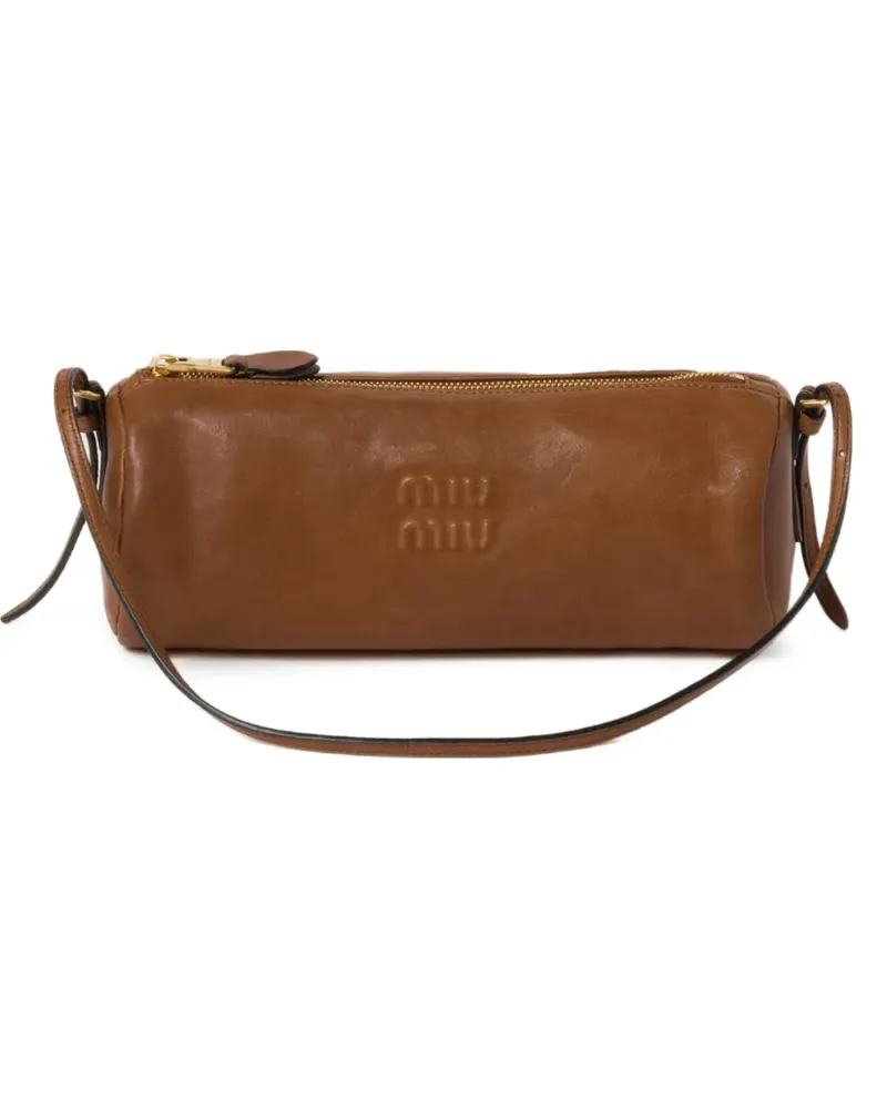 Miu Miu Tasche aus Nappaleder - Braun Braun