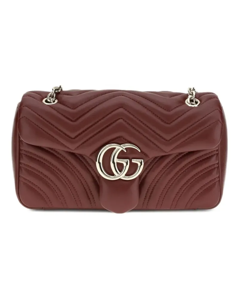Gucci medium GG Marmont shoulder bag - Rot Rot