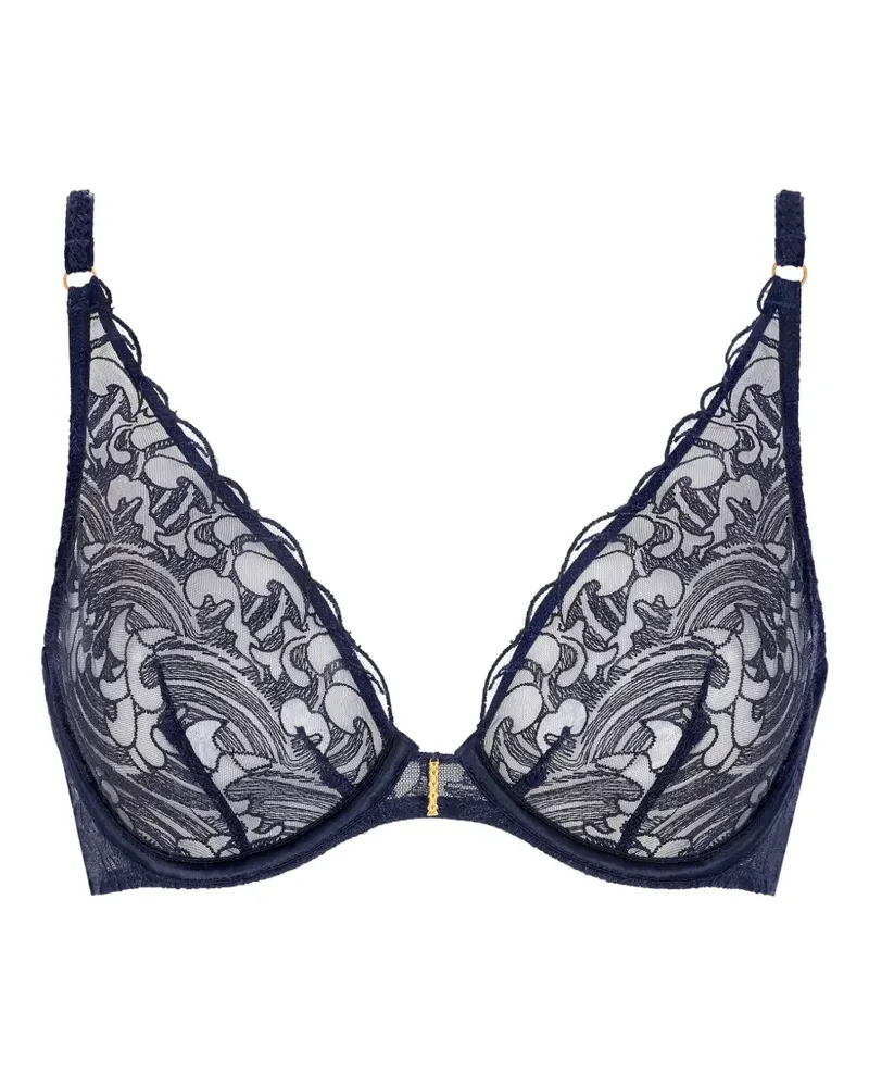 Aubade Satin Memories Triangel-BH - Blau Blau