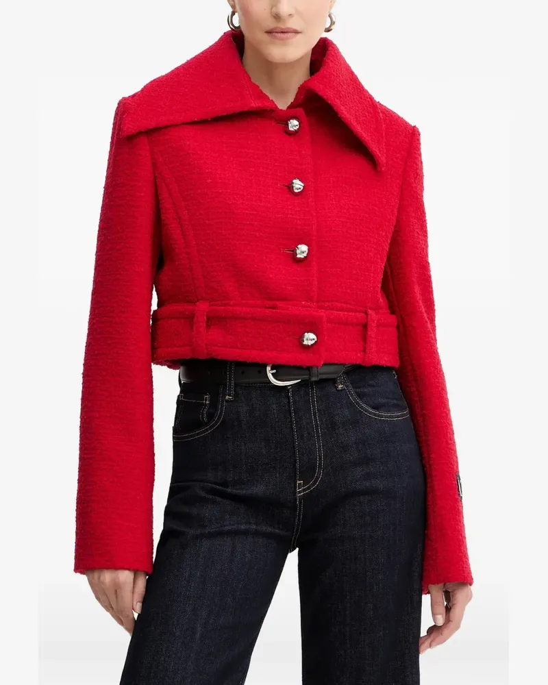 Patou belted tweed jacket - Rot Rot