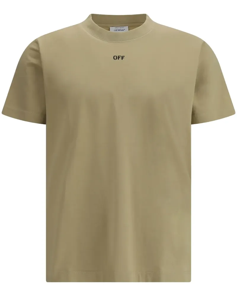 OFF-WHITE Croco Arrow T-Shirt - Nude Nude