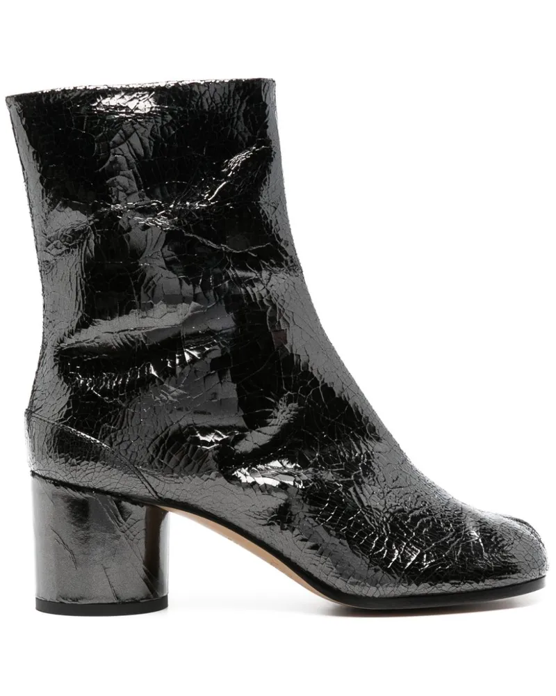 Maison Margiela Tabi Mirror Stiefeletten 55mm - Schwarz Schwarz