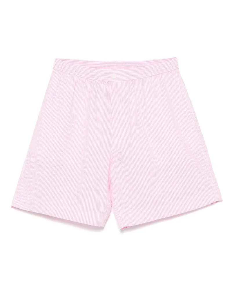 ASPESI Klassische Seersucker-Bermudas - Rosa Rosa