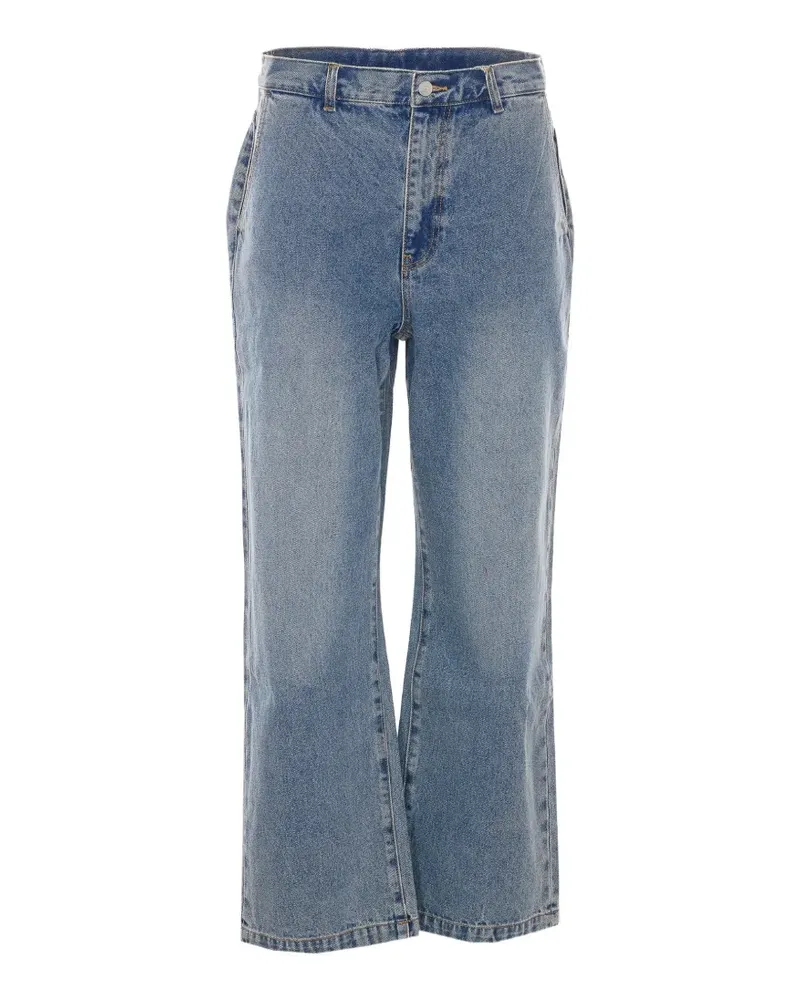 Dunst straight slack jeans - Blau Blau