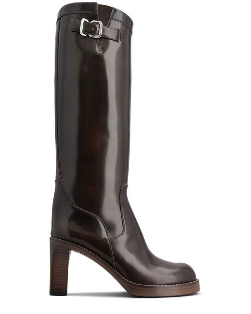 TOD'S Stiefel aus Leder - Braun Braun