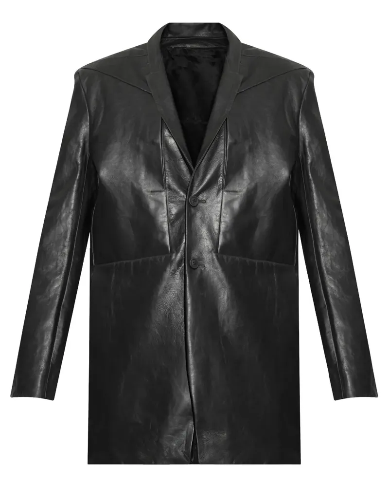 Rick Owens Lido Sakko - Schwarz Schwarz