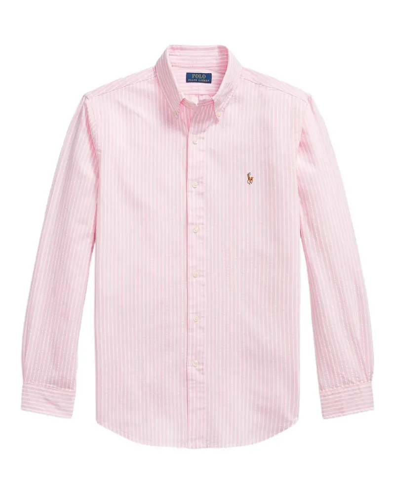 Ralph Lauren Custom Fit Seersucker Oxford shirt - Rosa Rosa