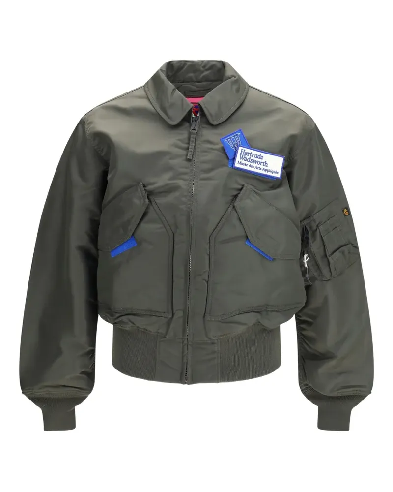 GR10K Alpha Industries CWU-45 bomber jacket - Grün Grün
