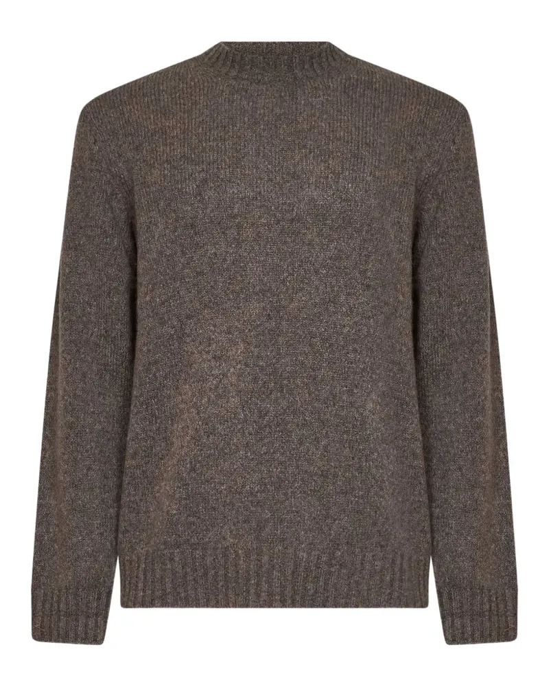 NN 07 Pullover mit Raglanärmeln - Braun Braun